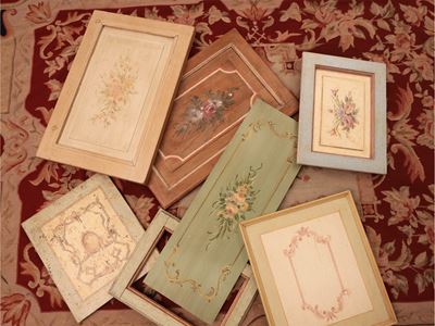 Assortimento di Sei Sportelli Dipinti