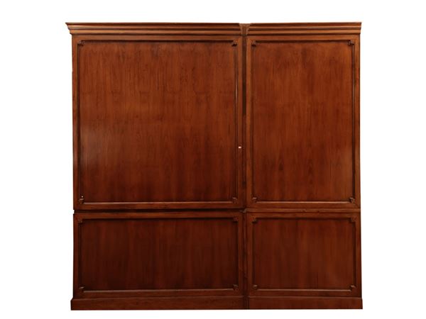 Pannello boiserie in noce