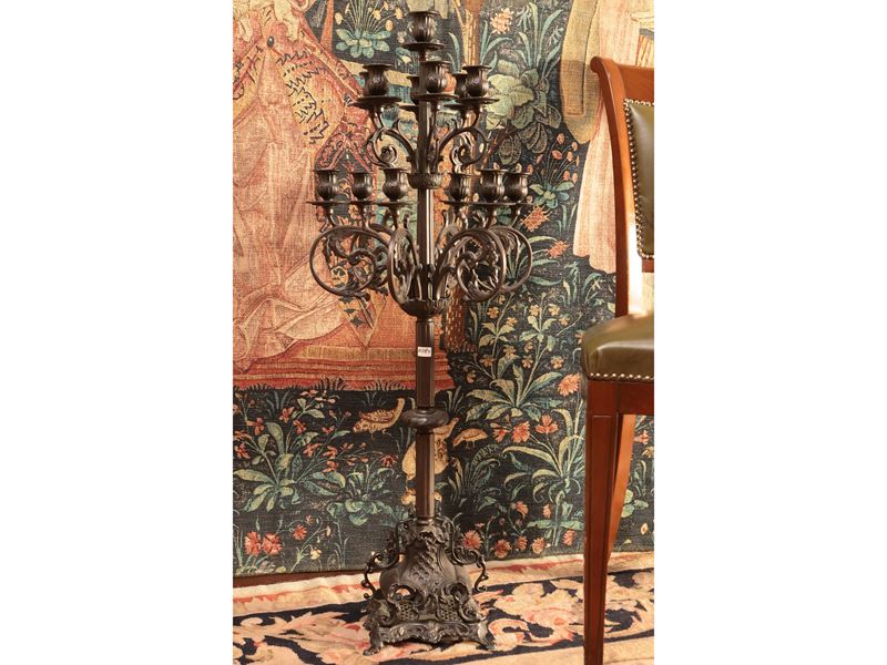 Grande Candelabro in Metallo