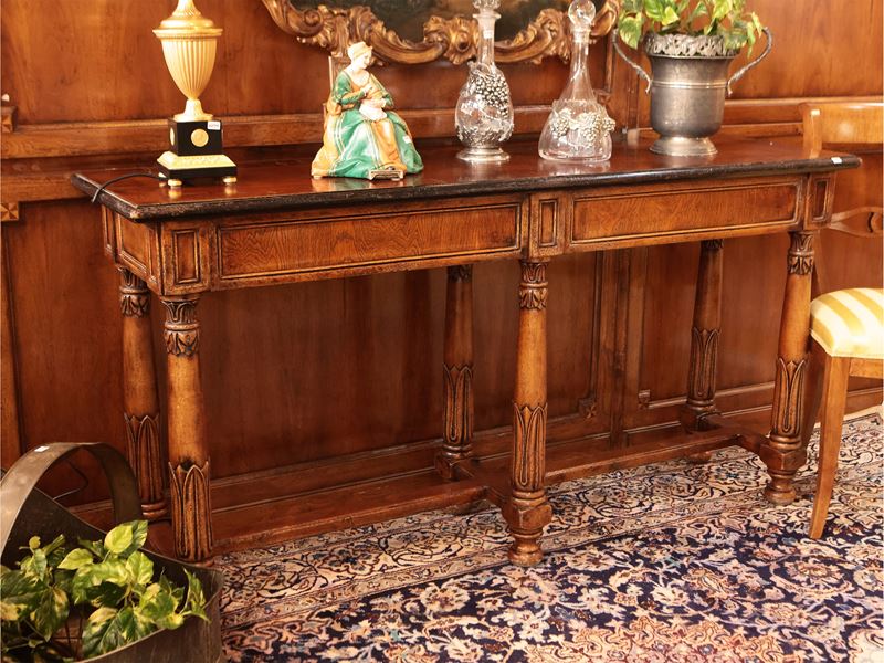 Tavolo Console da Centro in Rovere ed Altre Essenze