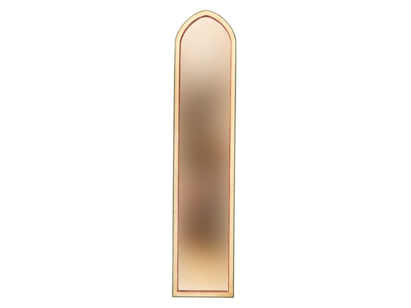 Specchiera da Terra con Cornice in Legno Laccato