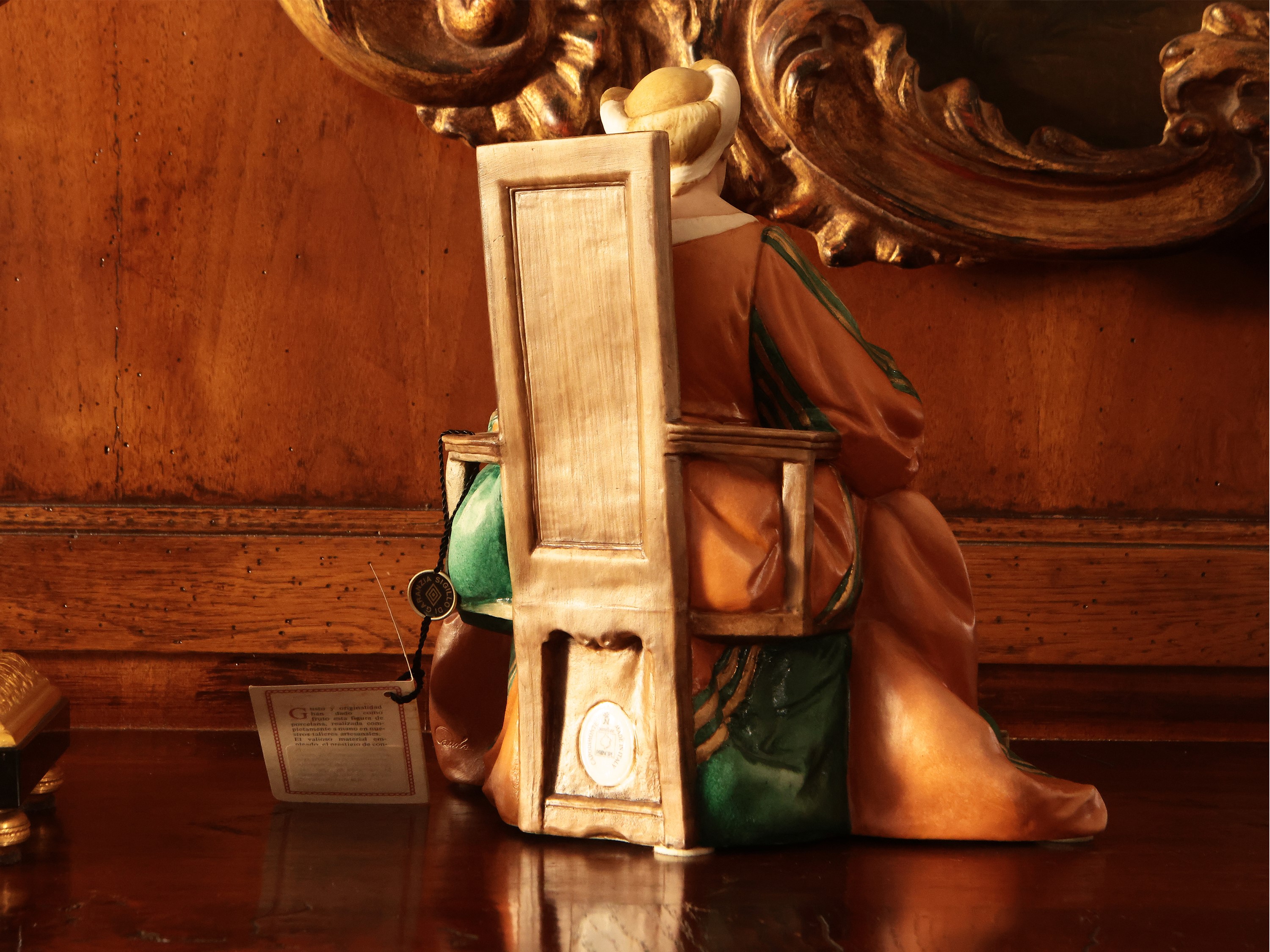 Gruppo in ceramica policroma