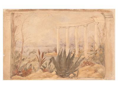 Pannello Decorativo Ad Affresco