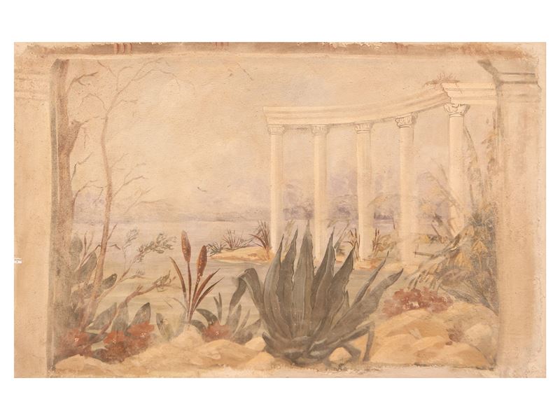 Pannello Decorativo Ad Affresco