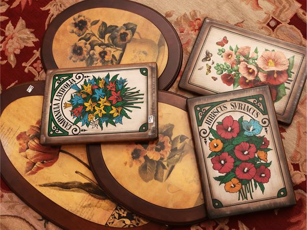 Six decorative panels