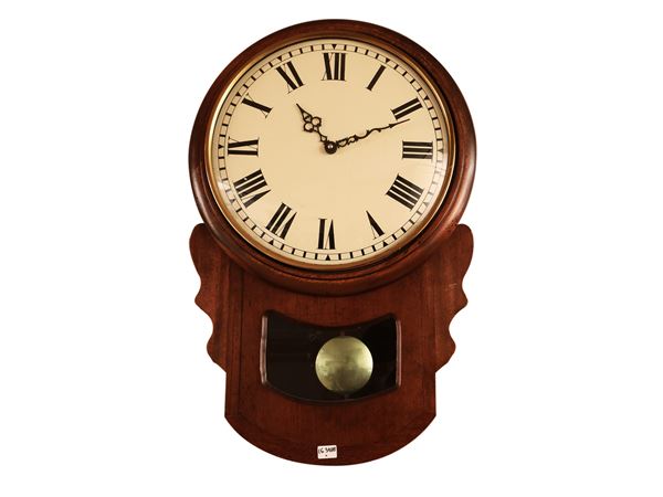 Orologio a muro a pendolo in satinwood