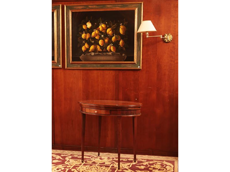 Pannello Boiserie in Satinwood