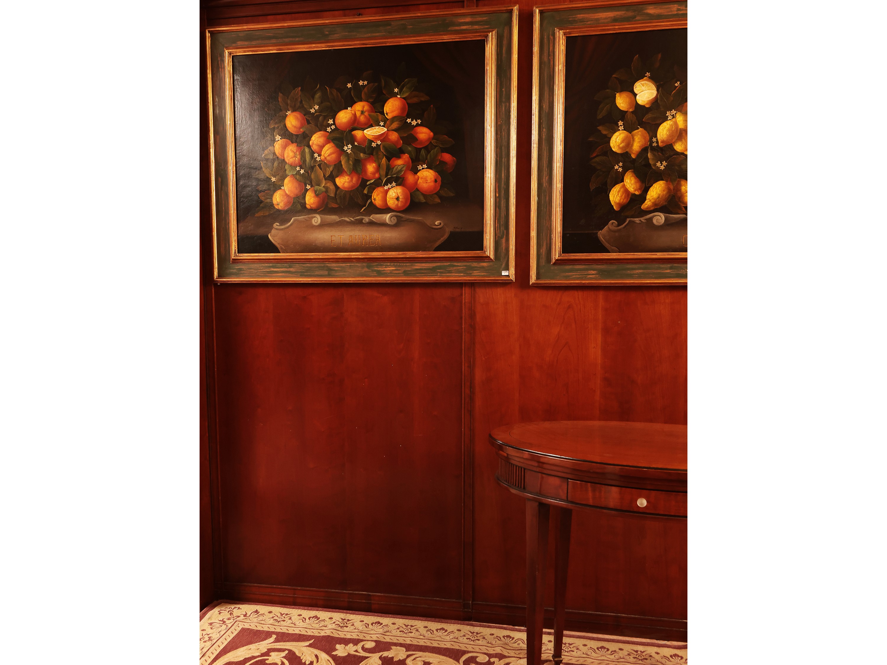Pannello Boiserie in Satinwood