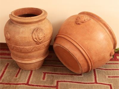 Due Vasi in Terracotta