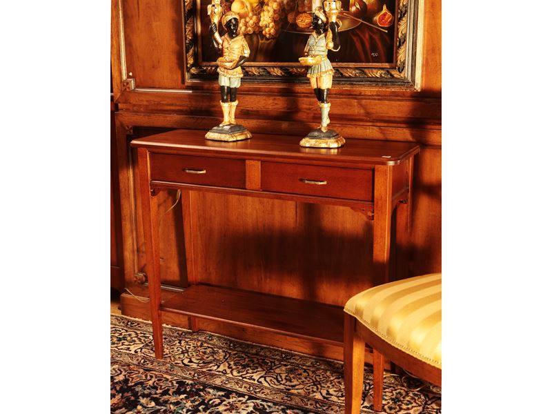 Tavolo Console in Noce