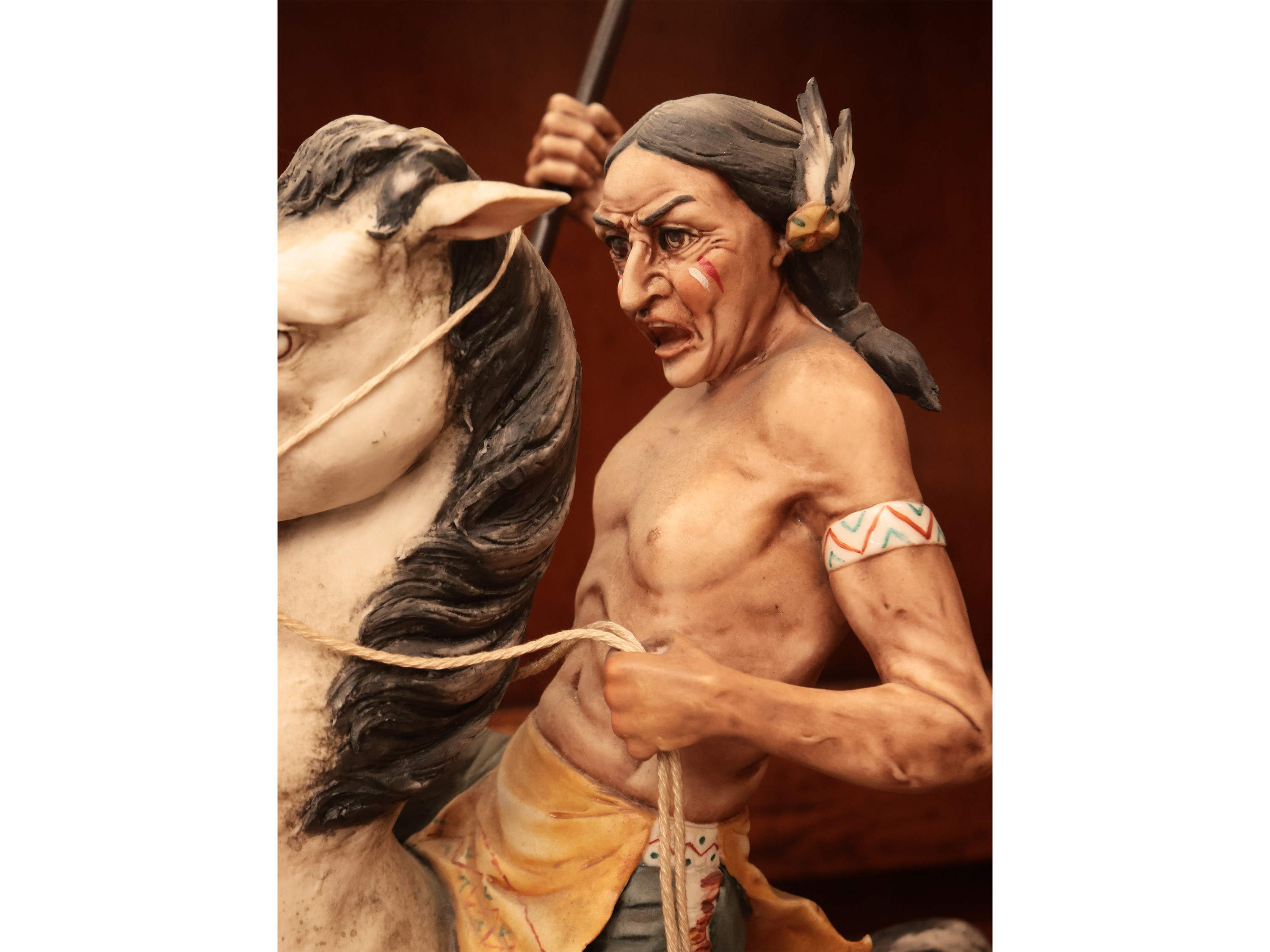 Gruppo in porcellana policroma di Capodimonte