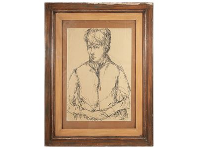Figura 1964, matita su carta
