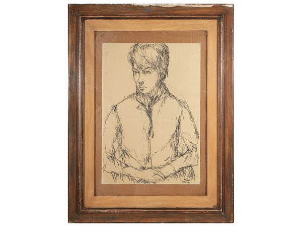Bruno Rosai : Figura 1964  - Asta Luce di Toscana: Maestri del Novecento - Maison Bibelot - Casa d'Aste Firenze - Milano
