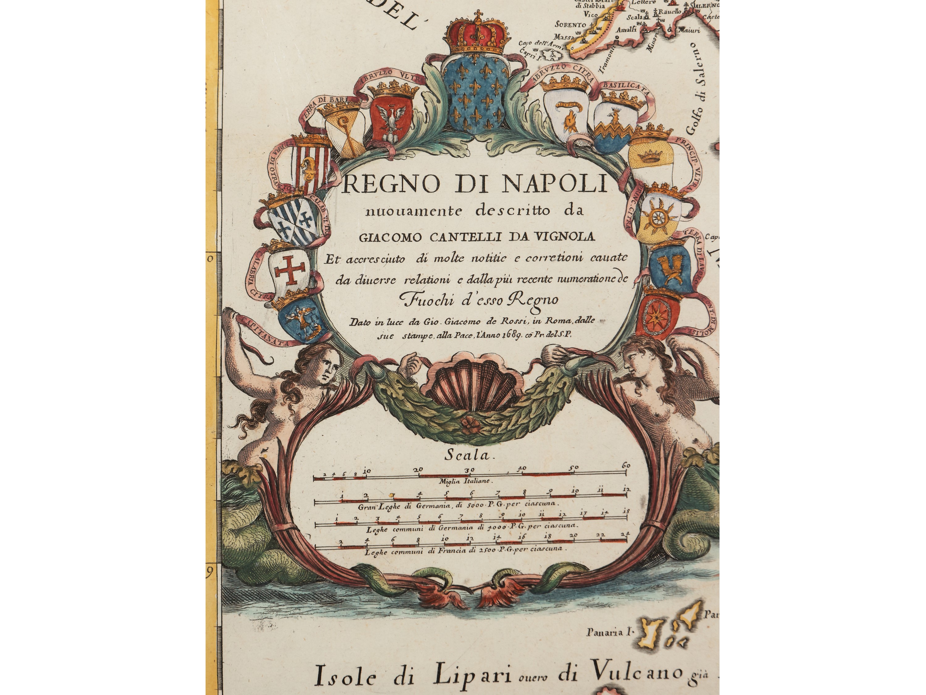 Regno di Napoli Nuovamente Descritto da Giacomo Cantelli da Vignola (1689)