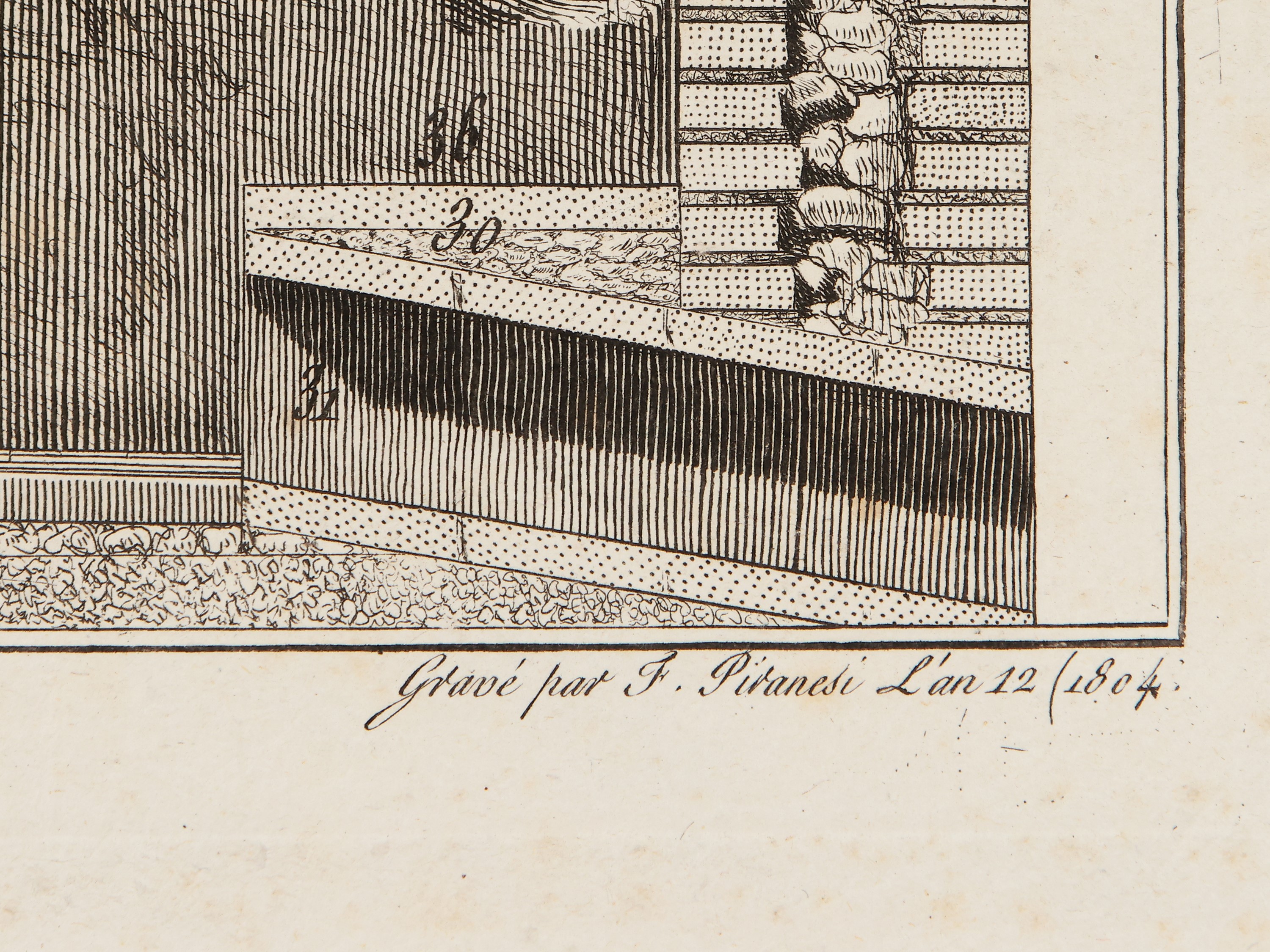 Plan et Elévation de la Cuisine dans la Maison dite du Chirurgien, à Pompeia