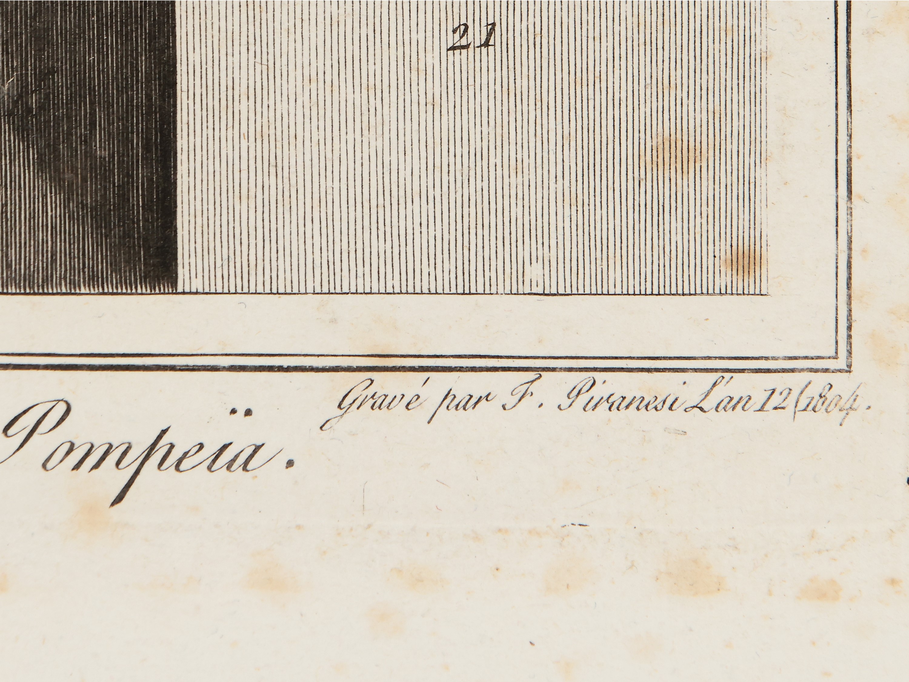 Giovanni Battista Piranesi - Demonstration En Grand Et Géométrale Des Objects De Services Qui Dép...
