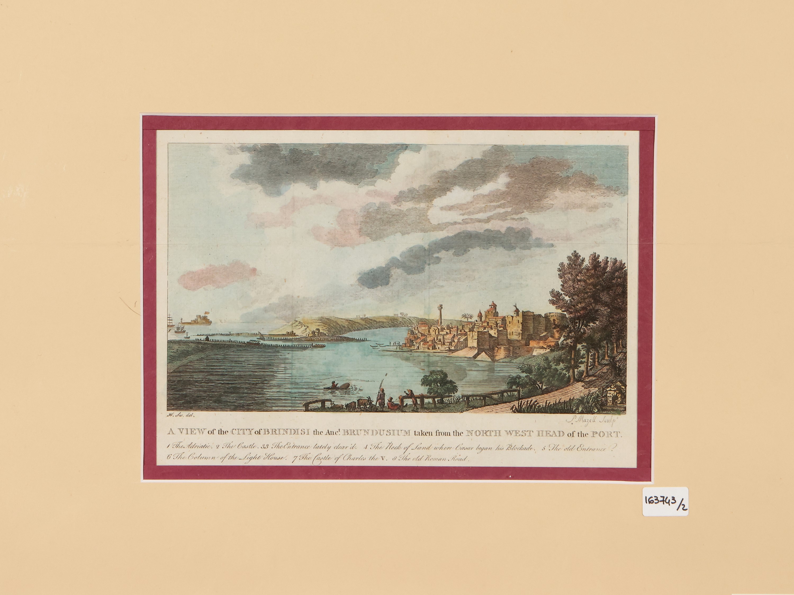 Henry Swinburne - The City Of Taranto - a View Of The City Of Brindisi