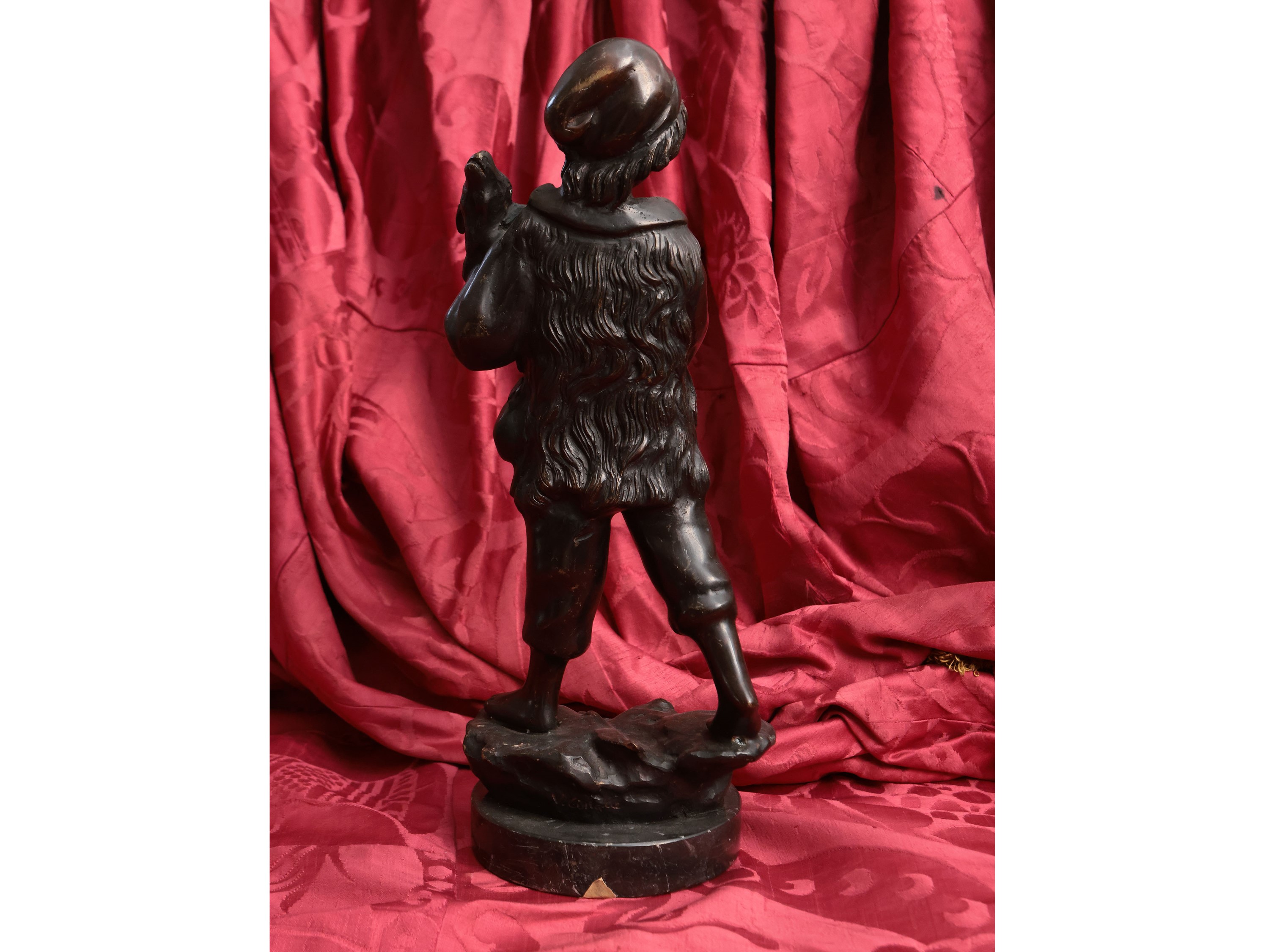 Pastorello con armenti, bronzo, XX secolo