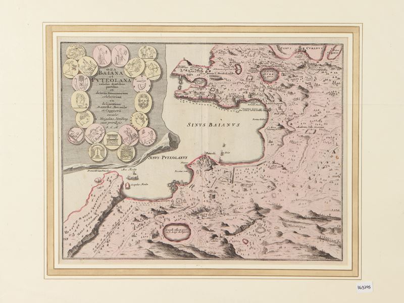 Christoph Weigel - Ora Baiana Et Puteolana (1720 Circa)