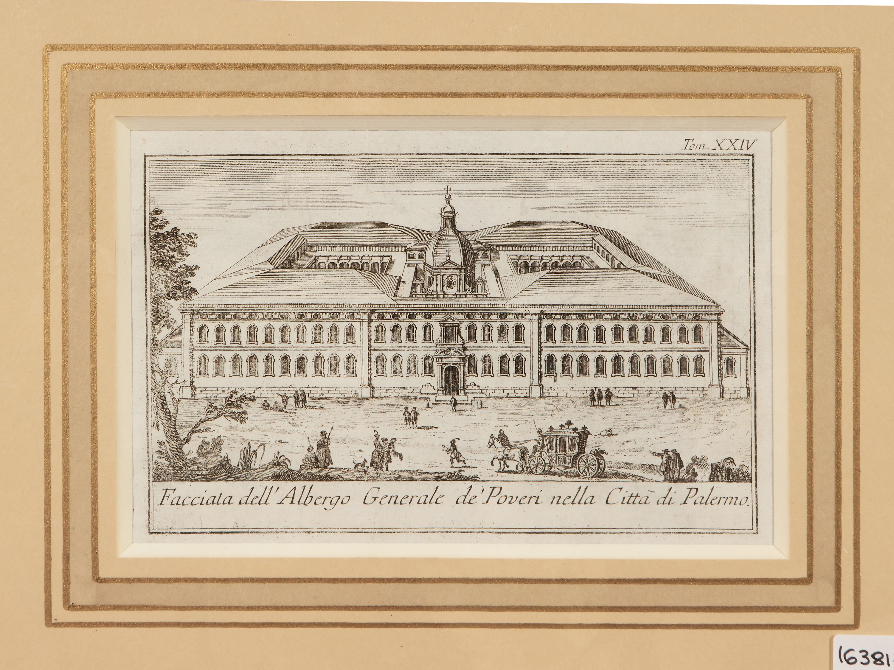 Prospetto dell'Albergo Generale de' Poveri nella Città di Palermo