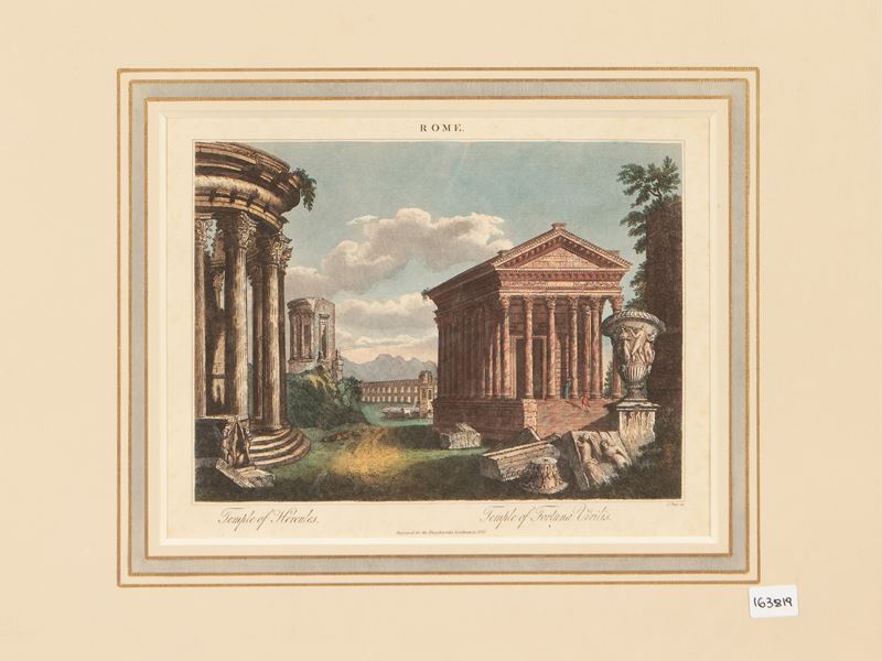 Rome: Temple Of Hercues (1826)