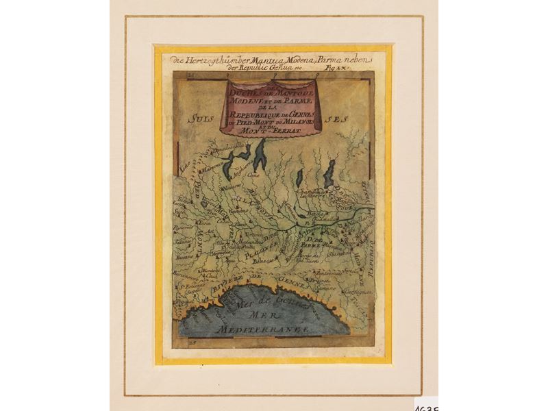 Alain Manesson Mallet - Des Duches De Mantoue, Modene Et De Parme De la Republique De Gennes (168...