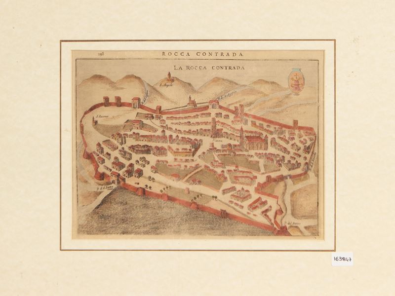 Jodocus il Giovane Hondius - Rocca Contrada (1657)