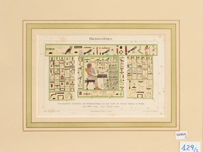 Iscrizioni Murali Dell'antico Egitto - Geroglifici