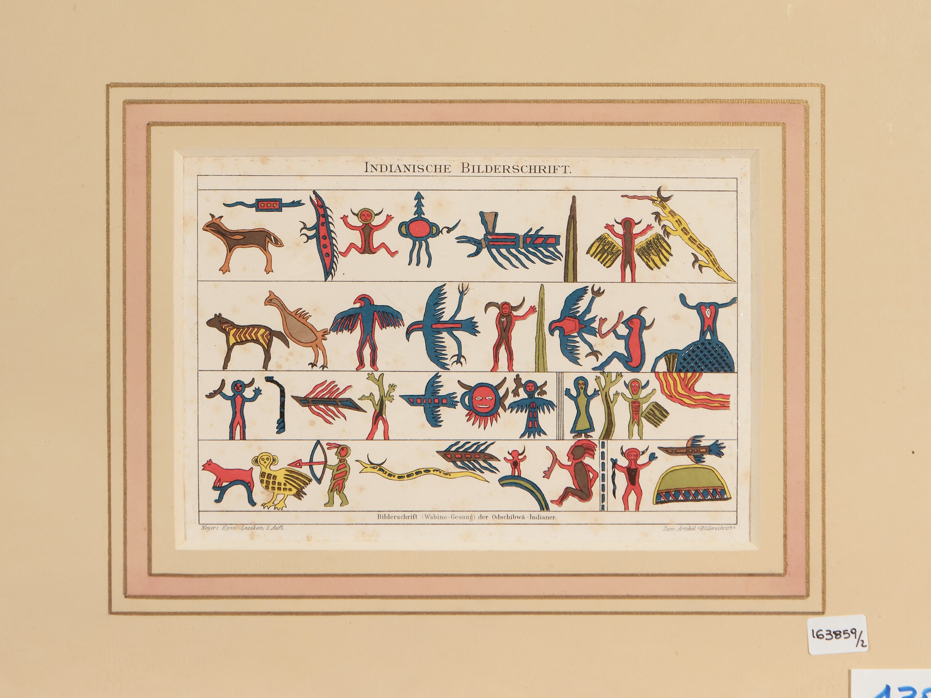 The Trimurti Or Hindu Trinty - Indianische Bilderschrift
