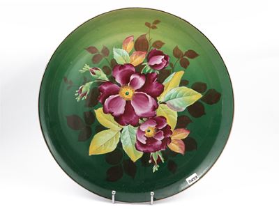 Piatto da Parata in Ceramica Smaltata, Giancarlo Jacopini per Laveno