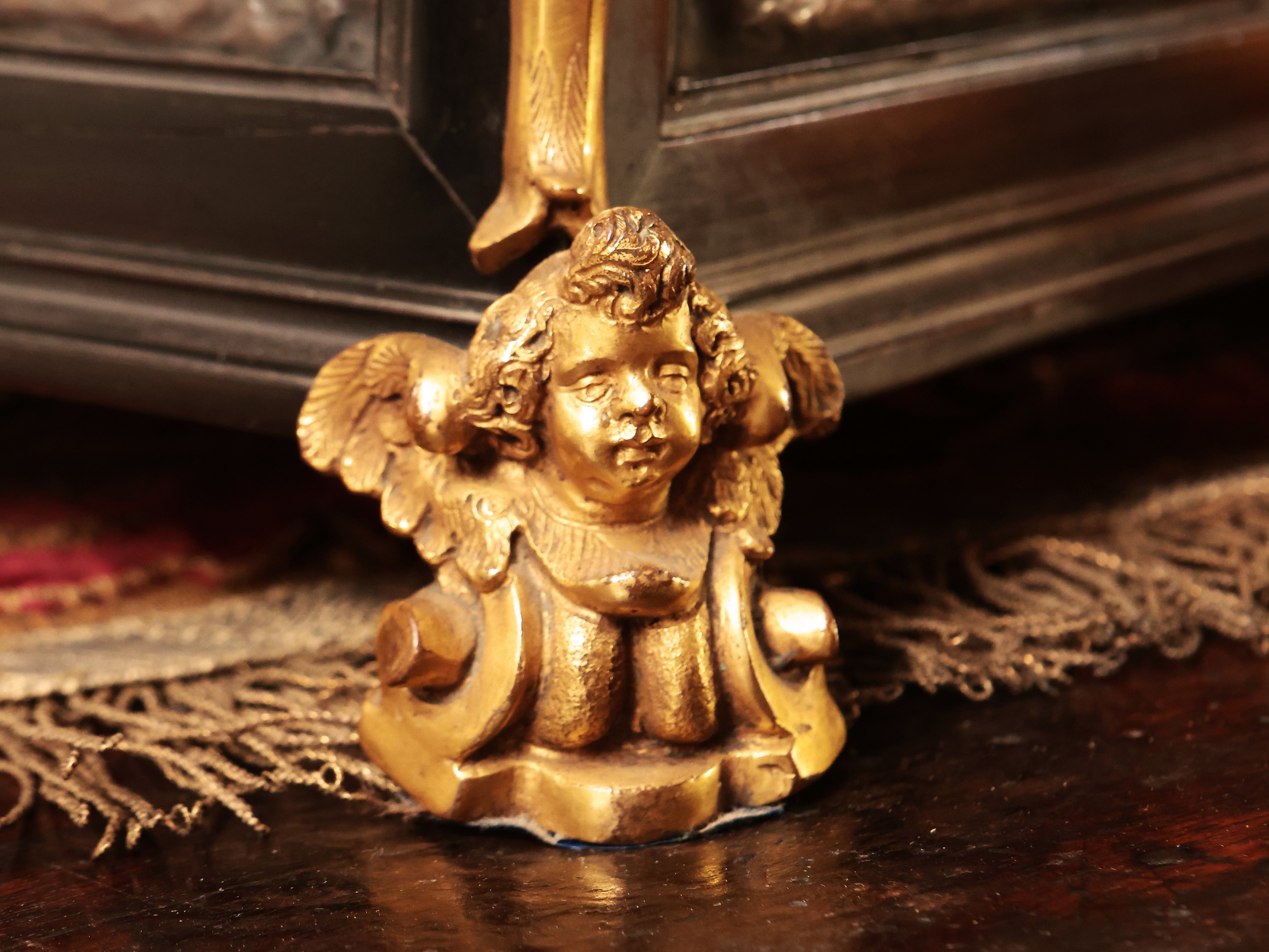 Forziere in legno ebanizzato