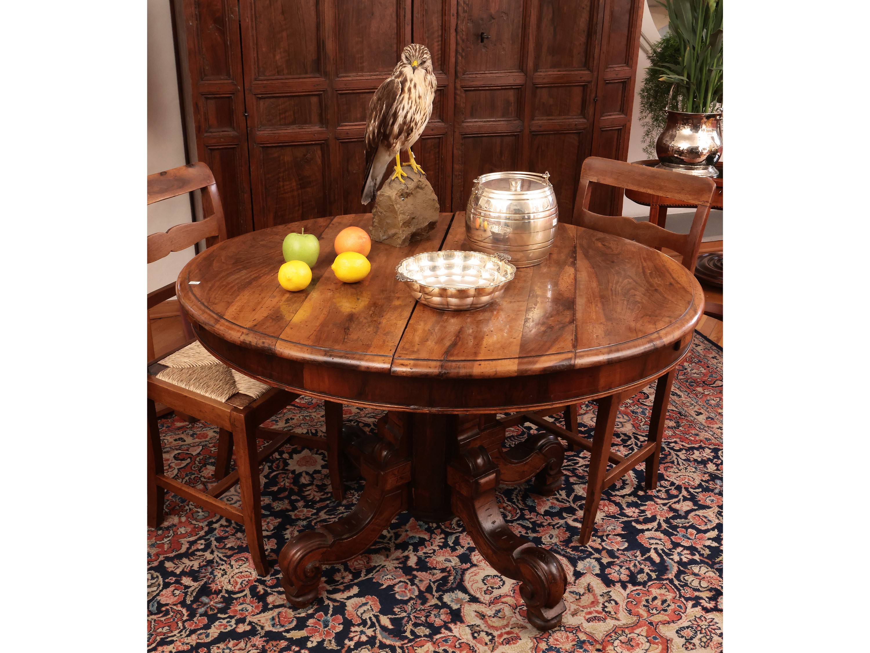 Tavolo da Pranzo Allungabile in Noce