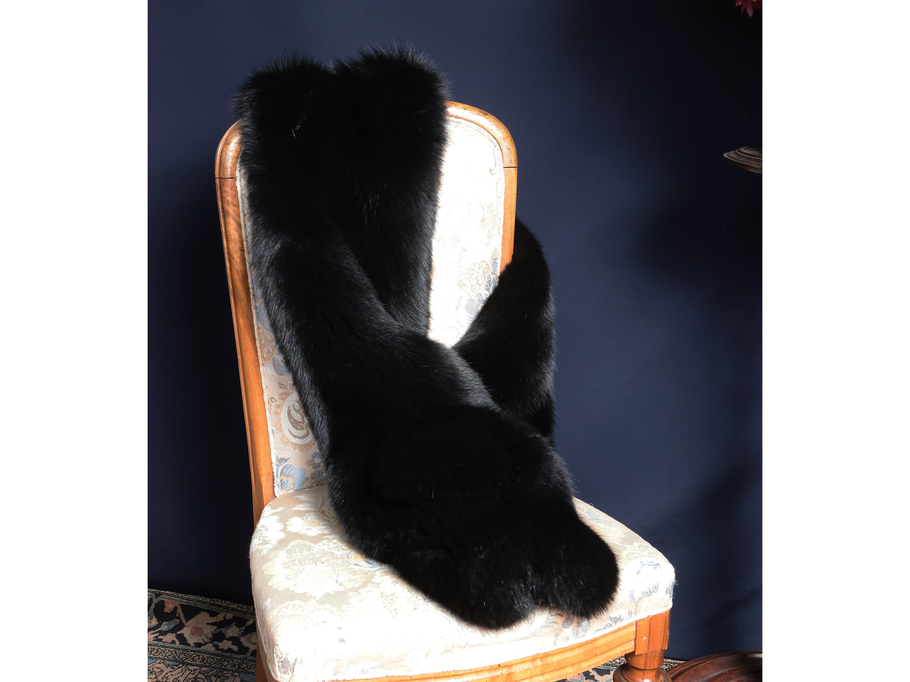 Stola in pelliccia di visone nero, Escada