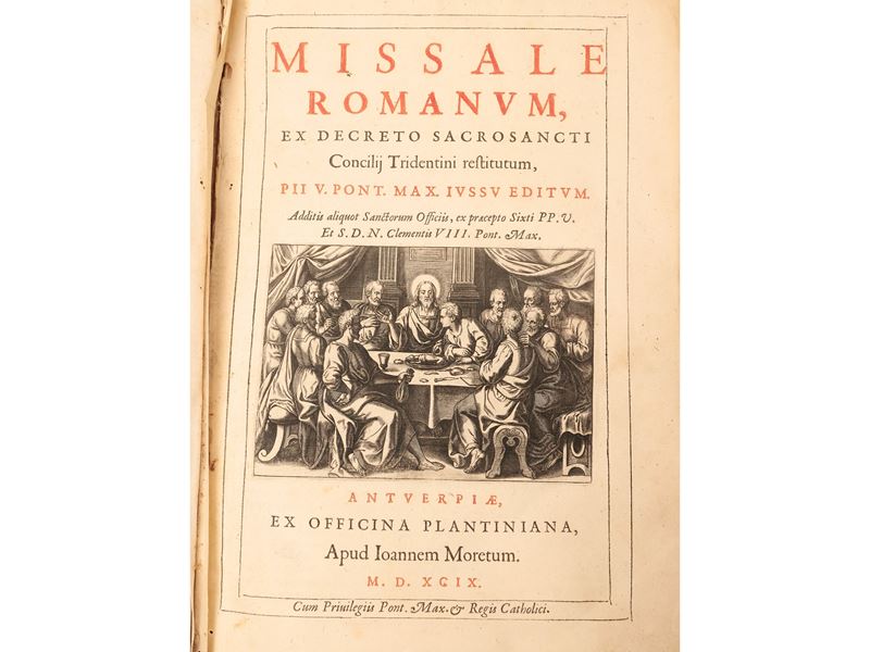 Missale Romanum Ex Decreto Sacrosancti Concilij Tridentini Restitutum