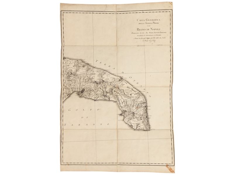 Giovanni Antonio Rizzi-zannoni - Regno di Napoli (1769)