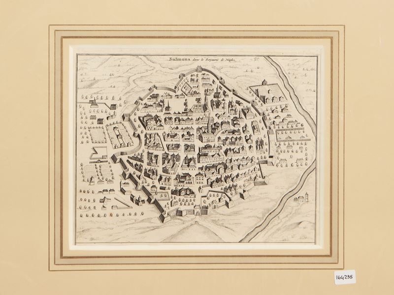 Sulmona Dans le Royaume De Naples (1704)