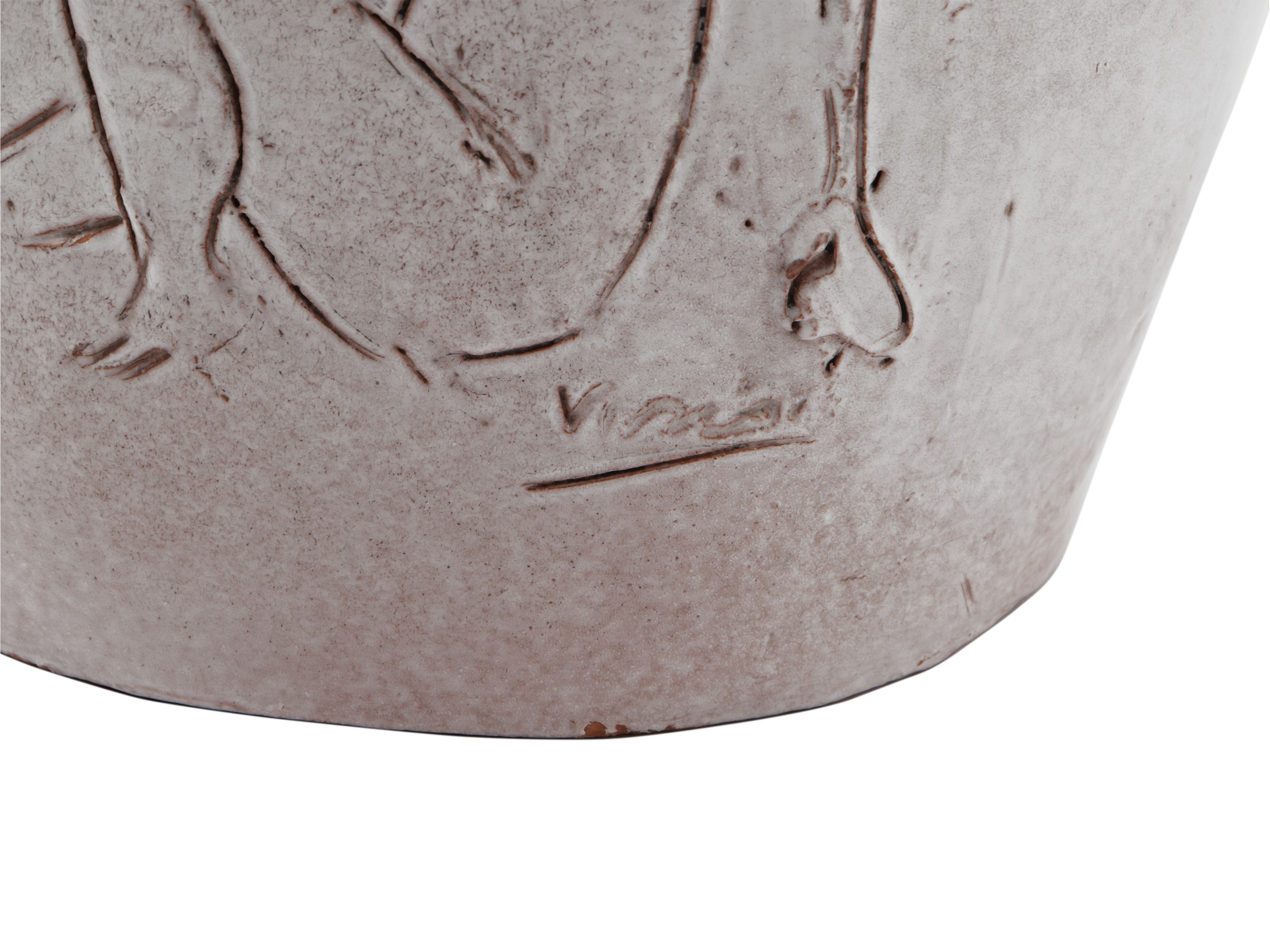 Vasco Nasorri - Grande Vaso in Terracotta Smaltata
