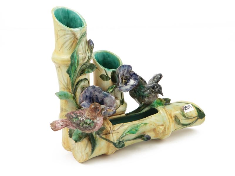 Fioriera in Ceramica Smaltata, Salvini