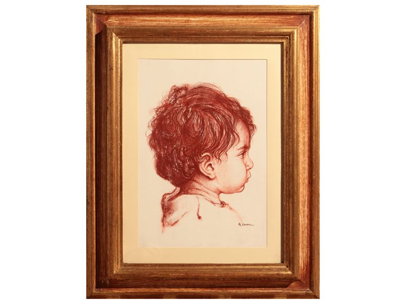 Antonio Cerra - Ritratto di Bambino 1984