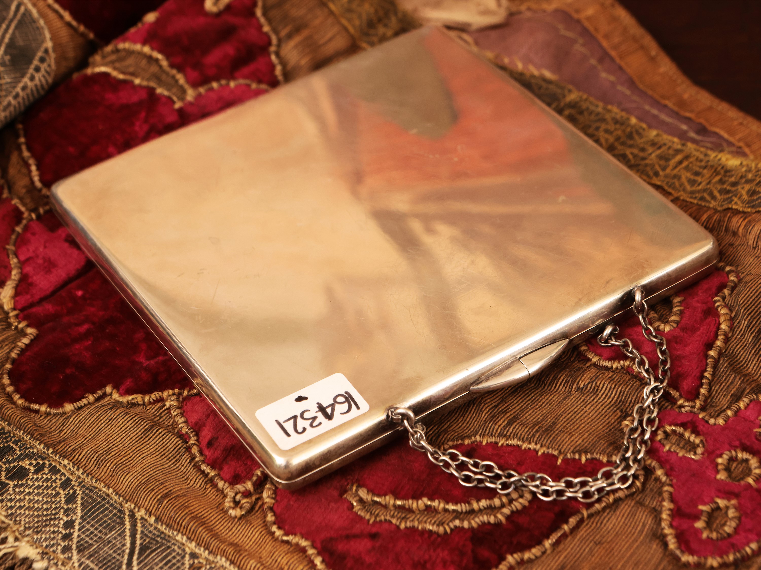 Specchietto da viaggio in argento sterling 925