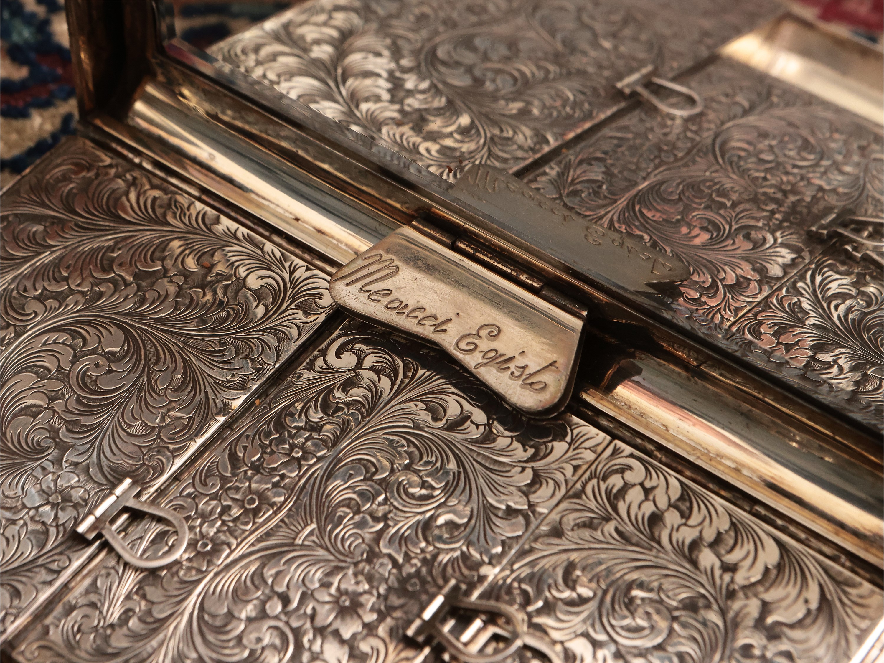 Trousse da borsetta in argento sterling 925