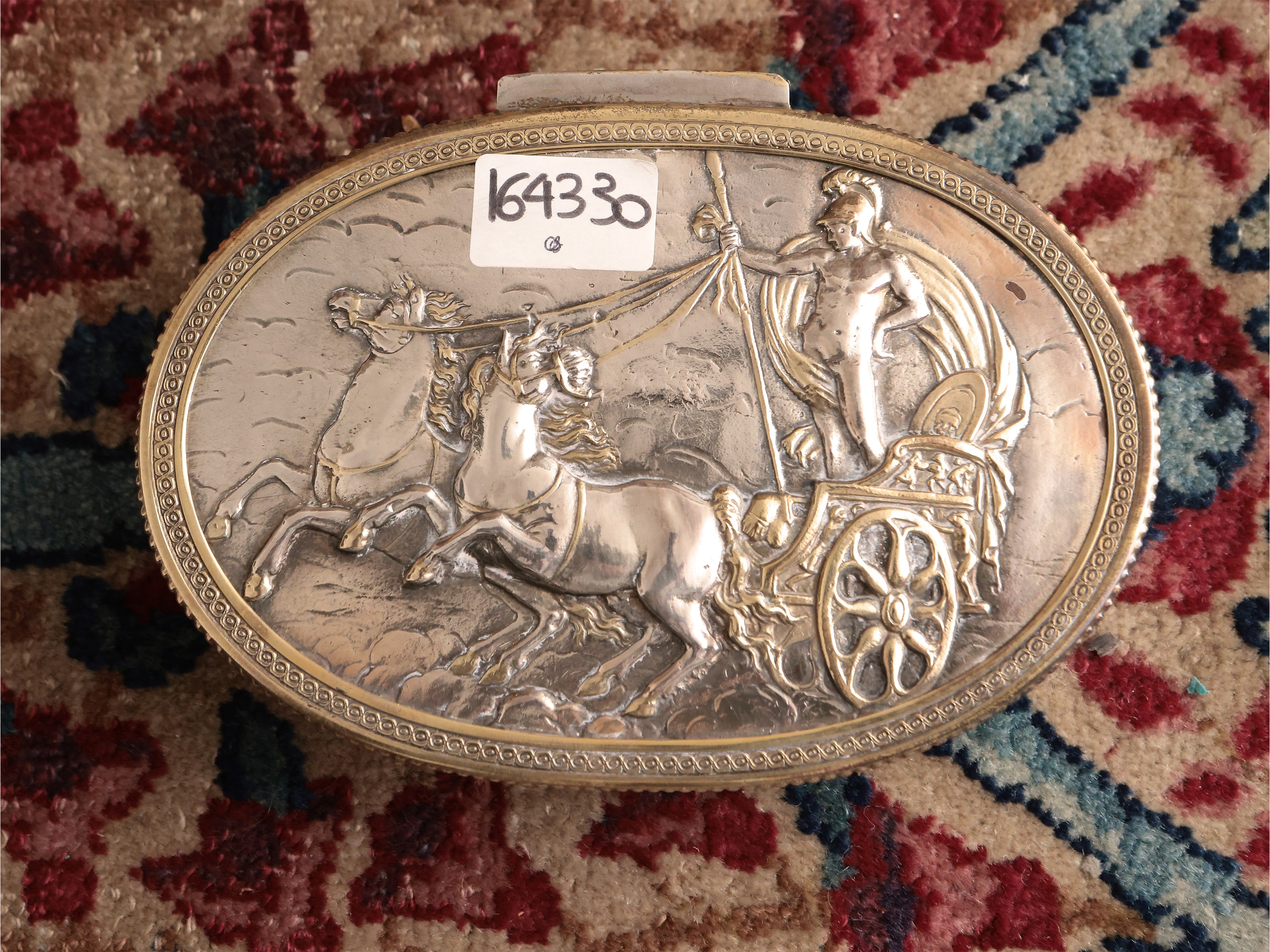 Tabacchiera in argento, Stefani Bologna