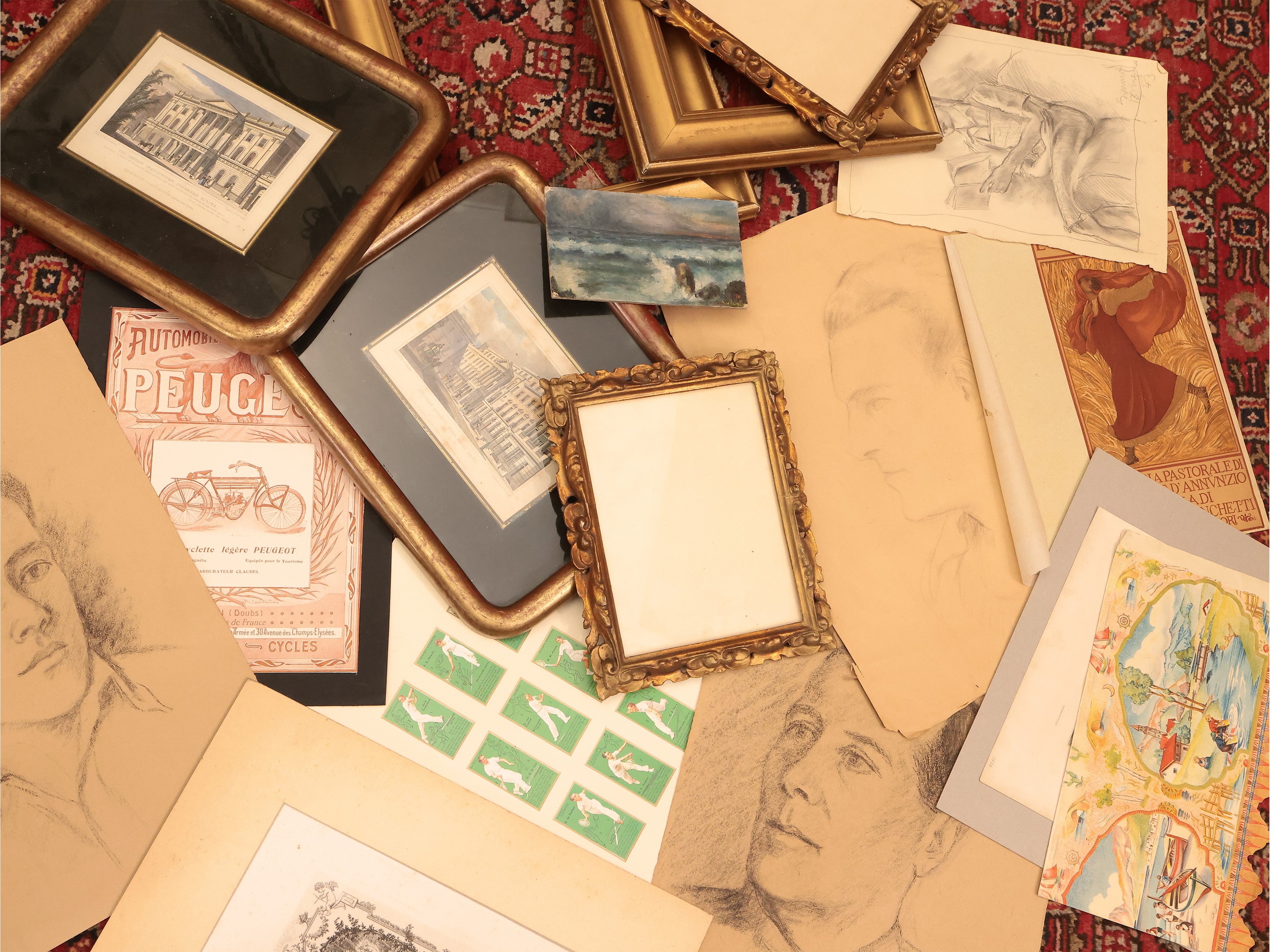 Grande Lotto di Cornici D'epoca