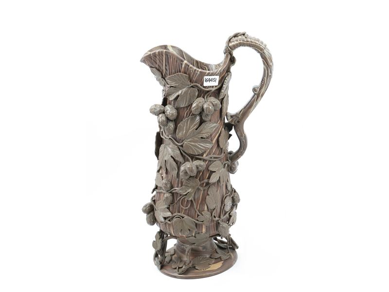 Grande brocca da birra in ceramica, Boch Frères