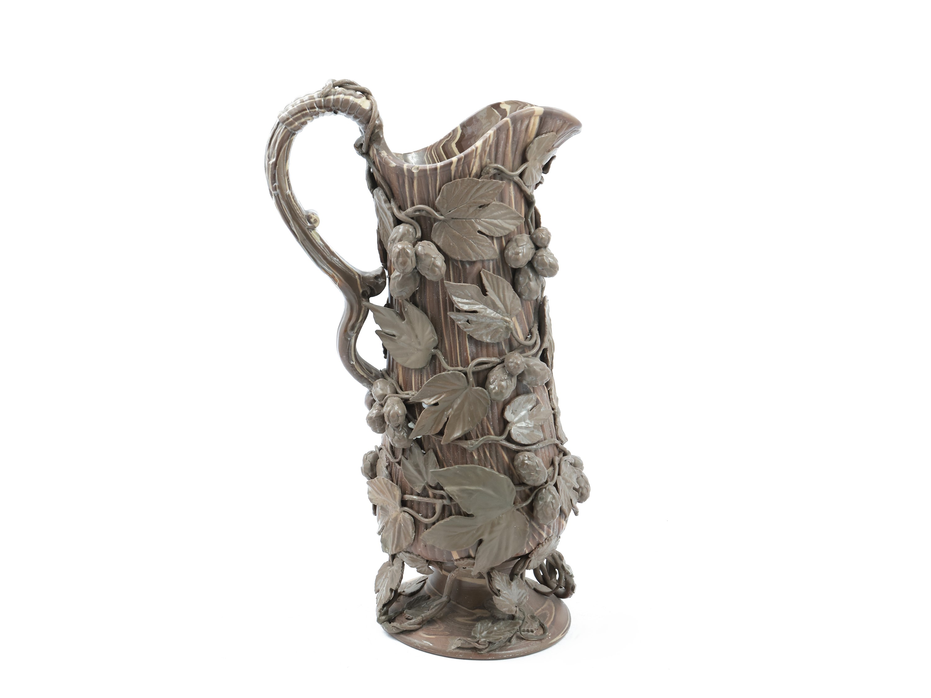 Grande brocca da birra in ceramica, Boch Frères