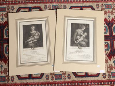 La Vierge Et L'enfant Jesus - la Vierge (1786)