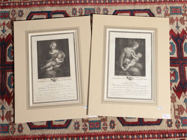 La vierge et l'enfant Jesus - La Vierge (1786)  - Asta Stampe da regalo - Maison Bibelot - Casa d'Aste Firenze - Milano