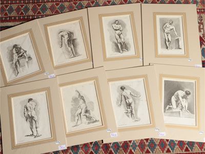 Studi Anatomici di Figure Maschili 1740