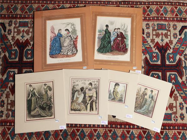 Moda ottocentesca  (XIX secolo)  - Asta Stampe da regalo - Maison Bibelot - Casa d'Aste Firenze - Milano