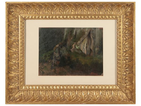 Filadelfo Simi : Paesaggio montuoso  - Auction Modern and Contemporary Art - Maison Bibelot - Casa d'Aste Firenze - Milano